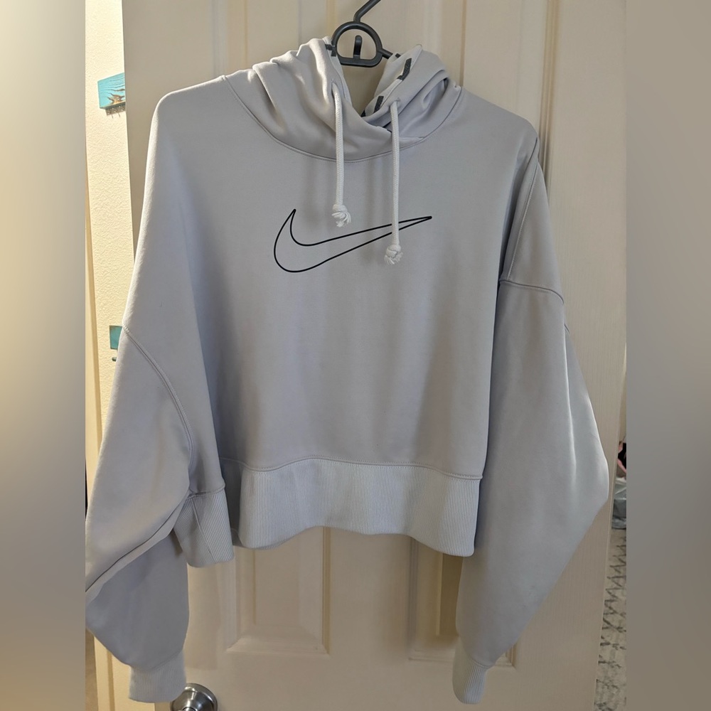 Nike dri-fit crop hoodie